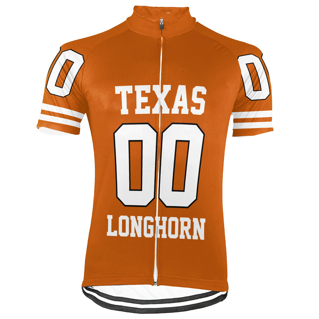 Customized Texas Longhorns Cycling Jersey Cycling Short For Men