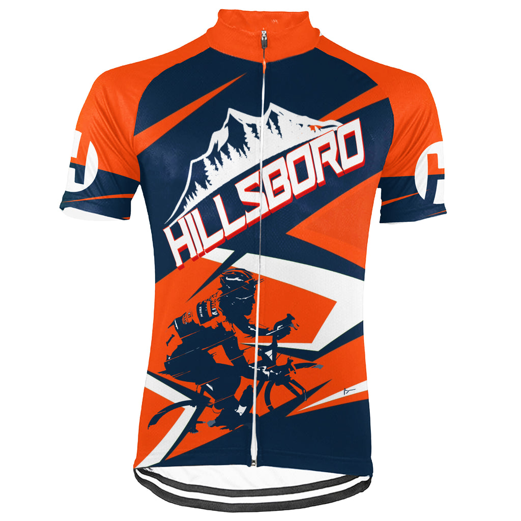 Customized Hillsboro - Oregon Short Sleeve Cycling Jersey For Men And Women