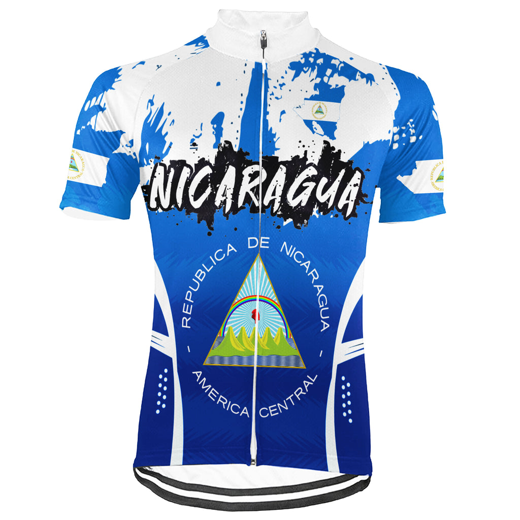 Customized Nicaragua Short Sleeve Cycling Jersey For Men and Women