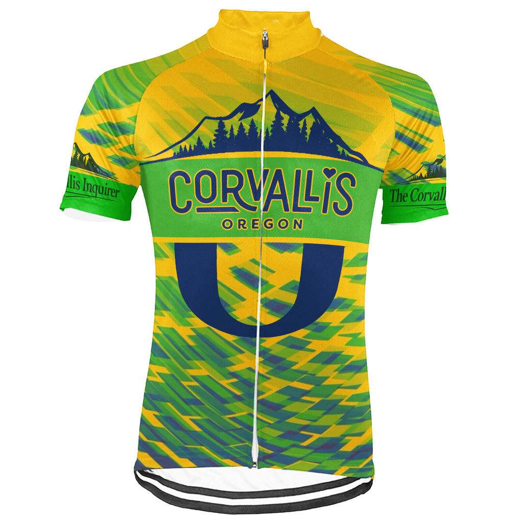 Customized Corvallis - Oregon Short Sleeve Cycling Jersey For Men And Women