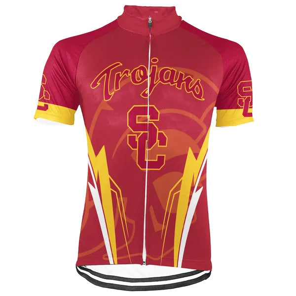 Customized USC Trojans Cycling Jersey For Men