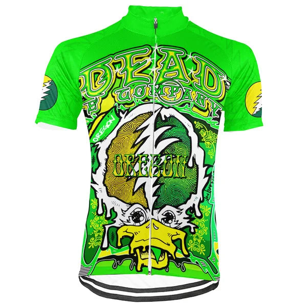 Customized Christmas Oregon Grateful Dead Fan Short Sleeve Cycling Jersey For Men