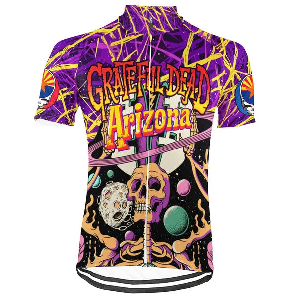 Customized Arizona Grateful Dead Fan Short Sleeve Cycling Jersey For Men