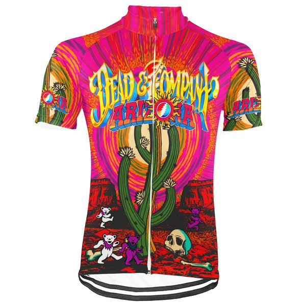 Customized Arizona Grateful Dead Fan Short Sleeve Cycling Jersey For Men
