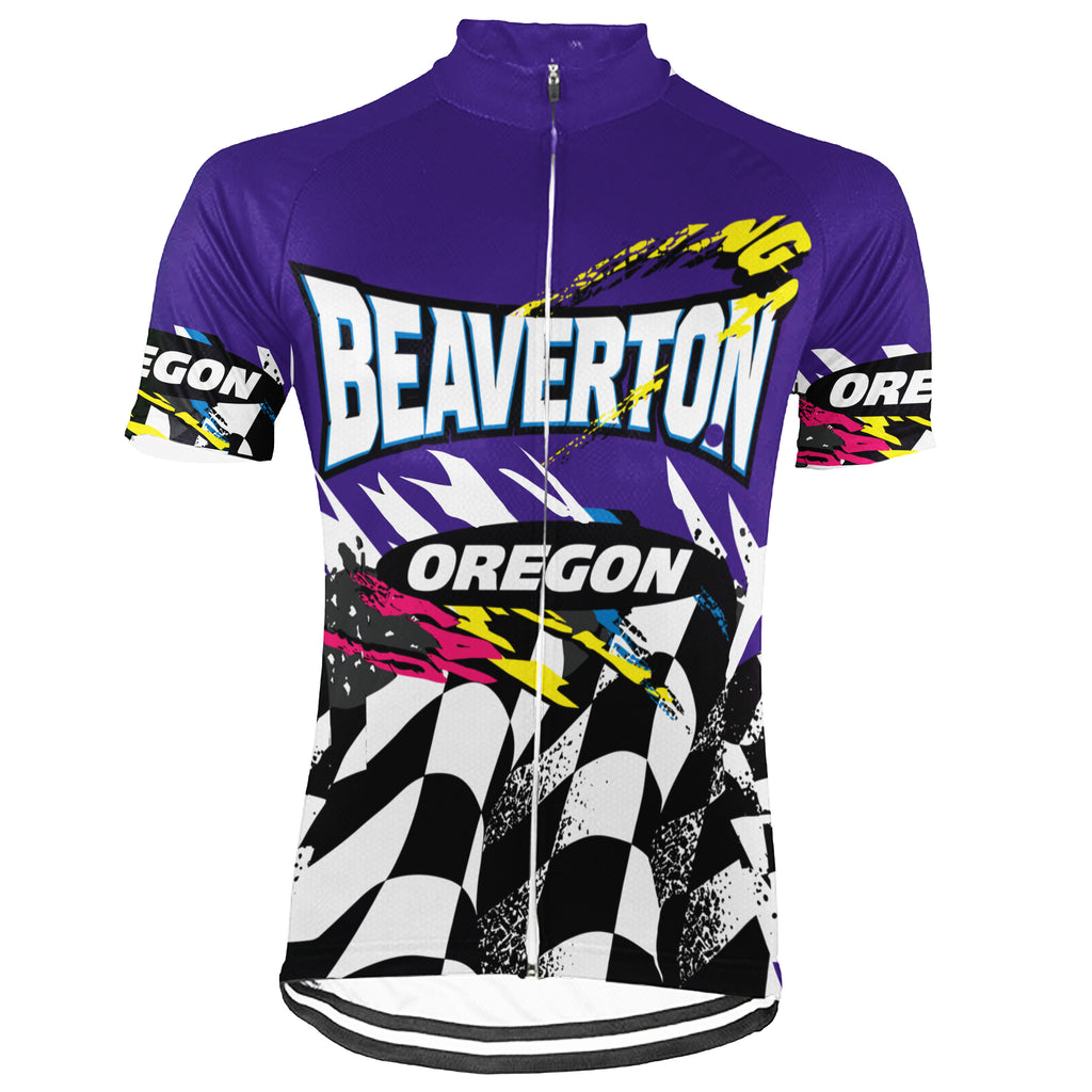 Customized Beaverton (Oregon) Short Sleeve Cycling Jersey For Men And Women
