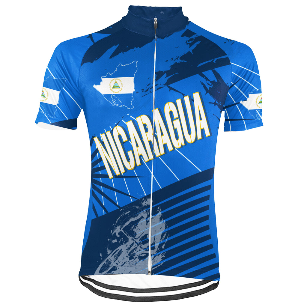 Customized Nicaragua Short Sleeve Cycling Jersey For Men and Women