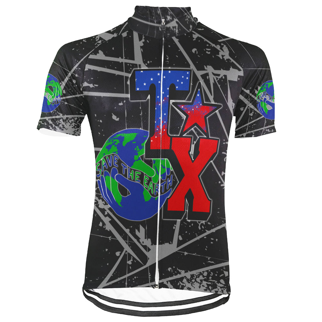 Colection 3 - Customized Texas Environmental Protection Save The Planet Short Sleeve Cycling Jersey For Men And Women