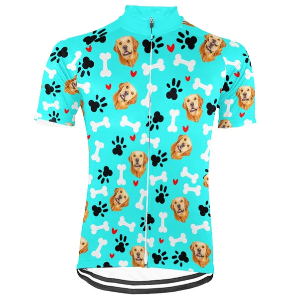 Customized Image Animals Short Sleeve Cycling Jersey For Men and Women