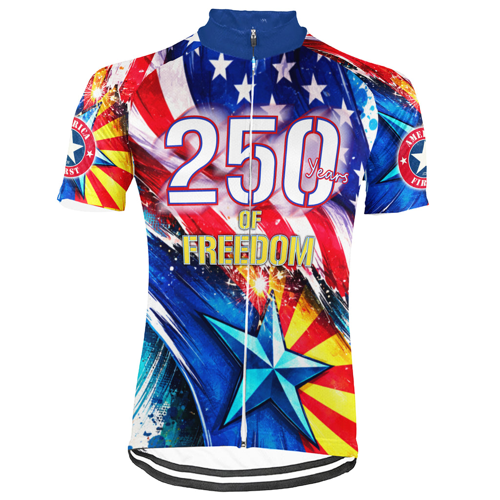 Customized Arizona-America 250th Anniversary Short Sleeve Cycling Jersey For Men And Women