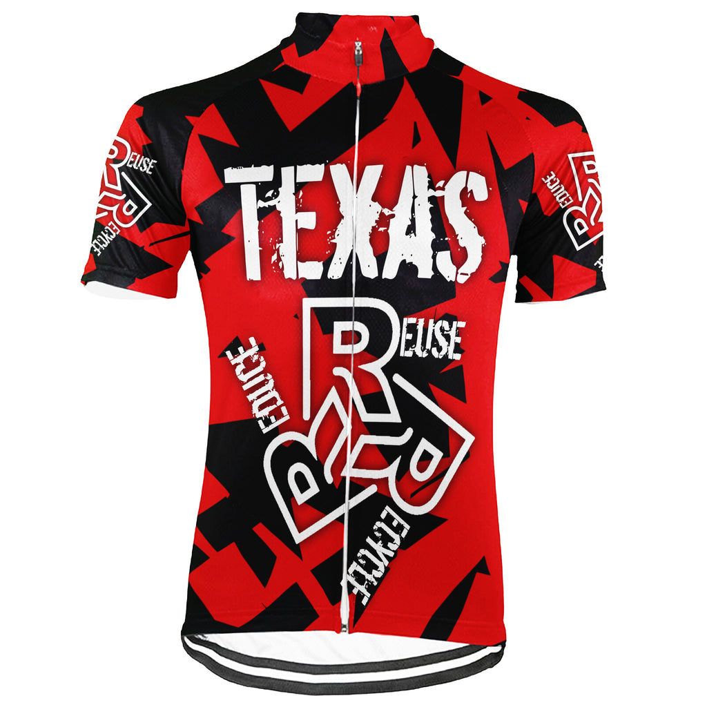 Colection 3 - Customized Texas Environmental Protection Save The Planet Short Sleeve Cycling Jersey For Men And Women