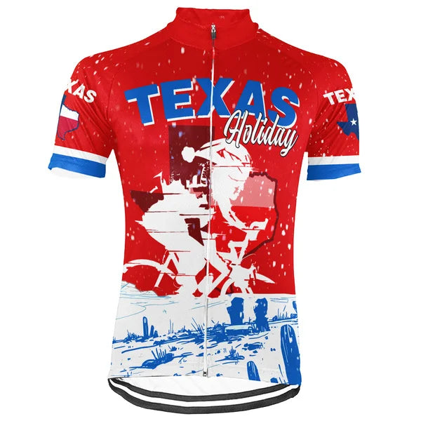 Customized Texas Short Sleeve Cycling Jersey For Men And Women