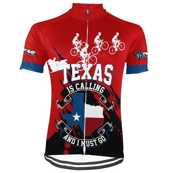 Customized Texas Short Sleeve Cycling Jersey For Men And Women