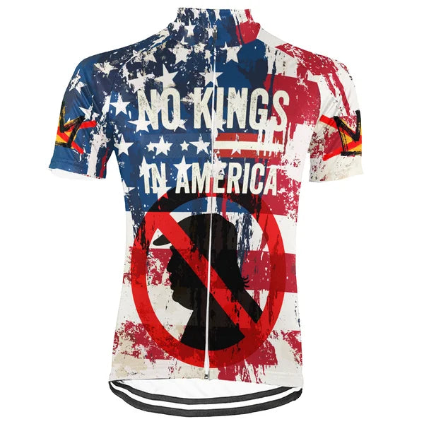 Customized No Kings Short Sleeve Cycling Jersey For Men And Women
