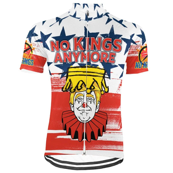 Customized No Kings Short Sleeve Cycling Jersey For Men And Women