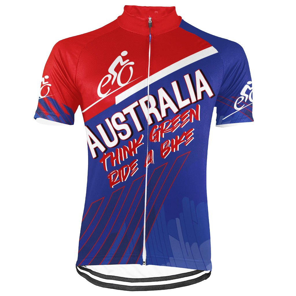 Colection 1 - Customized Australia Environmental Protection Save The Planet Short Sleeve Cycling Jersey For Men And Women