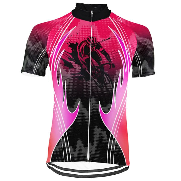 Customized Color Fusion Short Sleeve Cycling Jersey For Men and Women