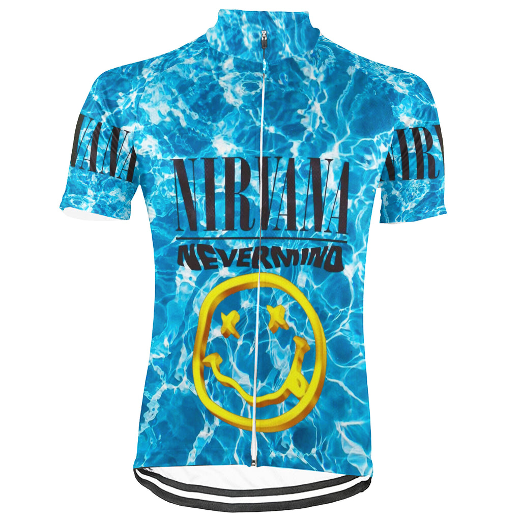 Customized Nirvana Fan Short Sleeve Cycling Jersey For Men and Women