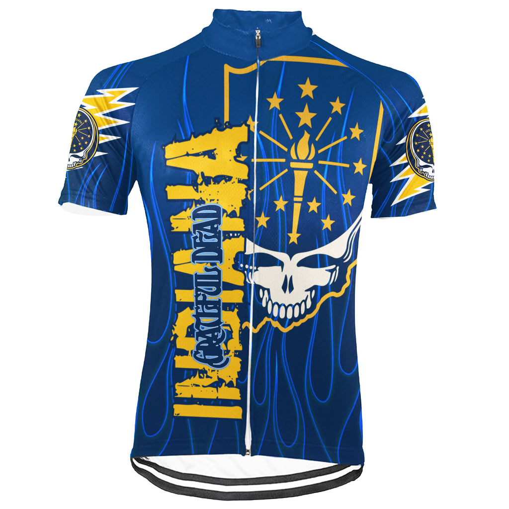 Customized Indiana Grateful Dead Fan Short Sleeve Cycling Jersey For Men And Women