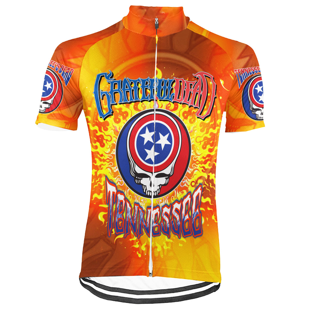Customized Tennessee Grateful Dead Fan Short Sleeve Cycling Jersey For Men And Women