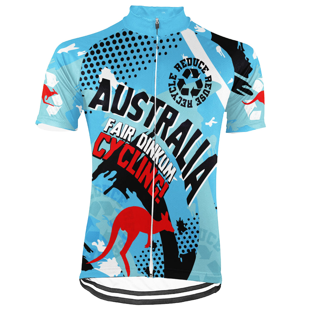 Colection 2 - Customized Australia Environmental Protection Save The Planet Short Sleeve Cycling Jersey For Men And Women