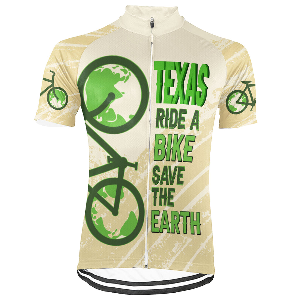 Colection 2 - Customized Texas Environmental Protection Save The Planet Short Sleeve Cycling Jersey For Men And Women