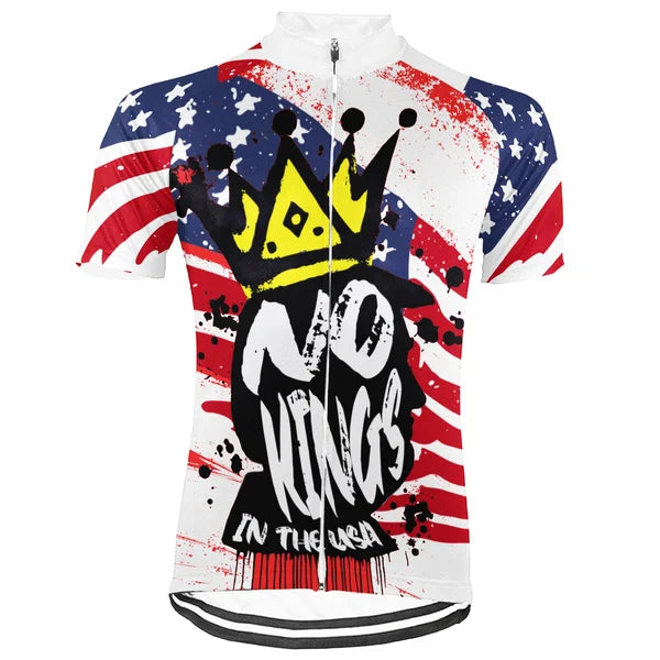 Customized No Kings Collection Short Sleeve Cycling Jersey For Men And Women