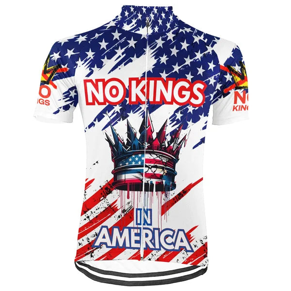 Customized No Kings Collection Short Sleeve Cycling Jersey For Men And Women