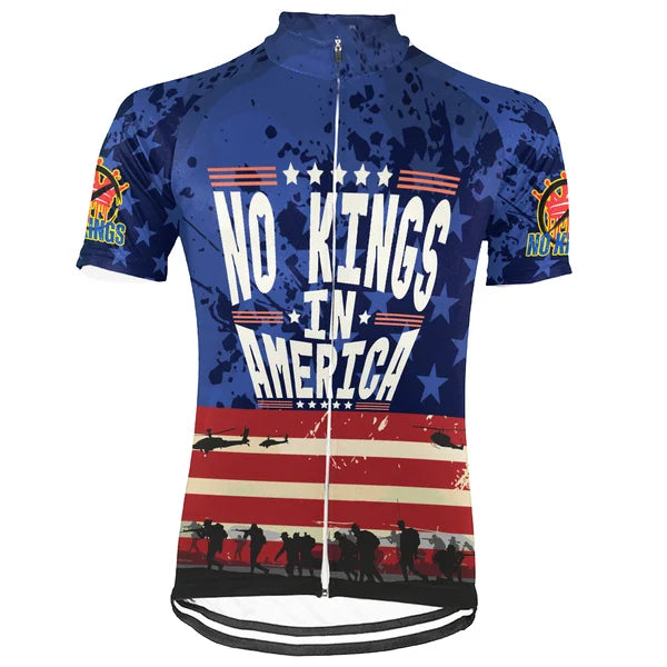 Customized No Kings Collection Short Sleeve Cycling Jersey For Men And Women