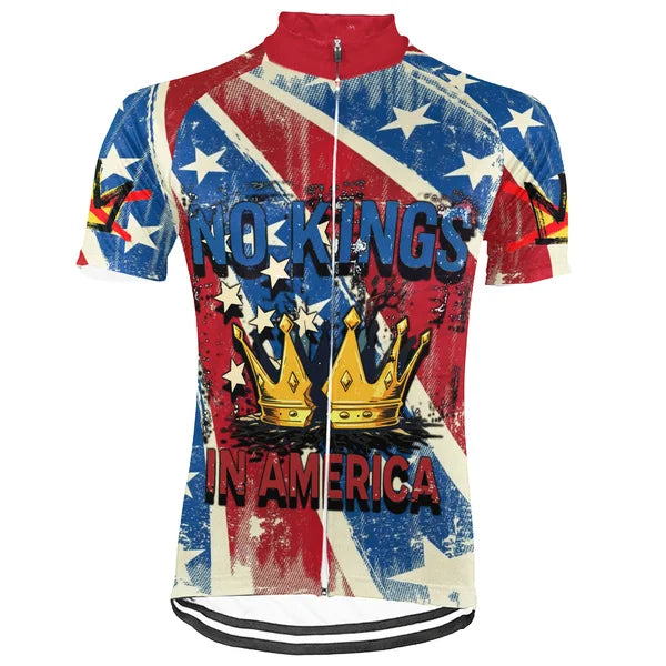 Customized No Kings Collection Short Sleeve Cycling Jersey For Men And Women