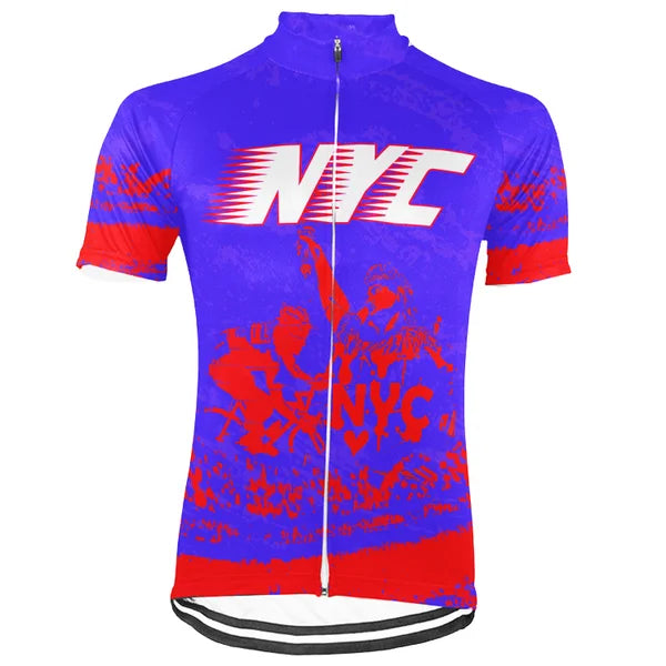 Customized New York City Short Sleeve Cycling Jersey For Men and Women