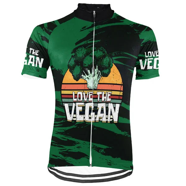 Customized Vegan Short Sleeve Cycling Jersey for Men
