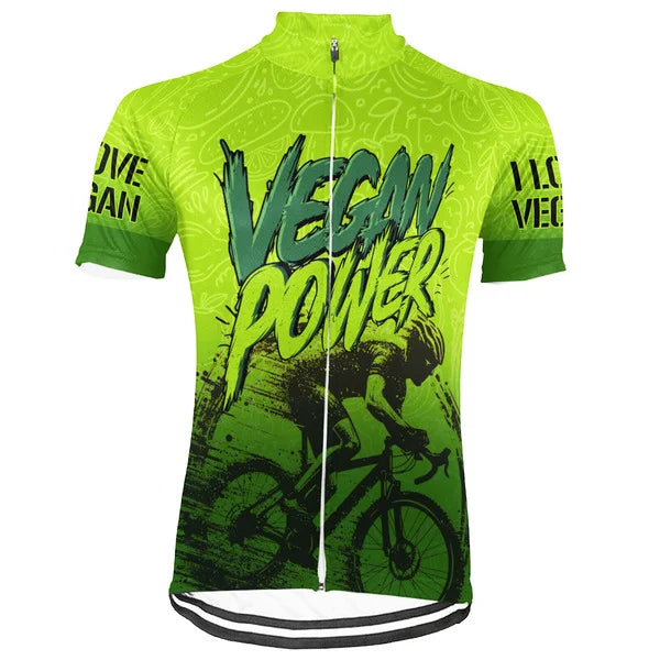 Customized Vegan Short Sleeve Cycling Jersey for Men