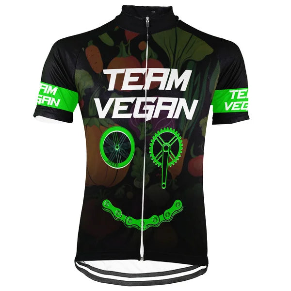 Customized Vegan Short Sleeve Cycling Jersey for Men