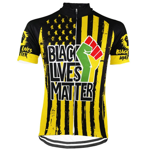 Customized Black Lives Matter Collection 2 Short Sleeve Cycling Jersey for Men