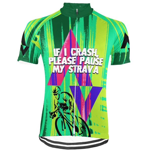 Customized Strava New Collection Short Sleeve Cycling Jersey For Men And Women