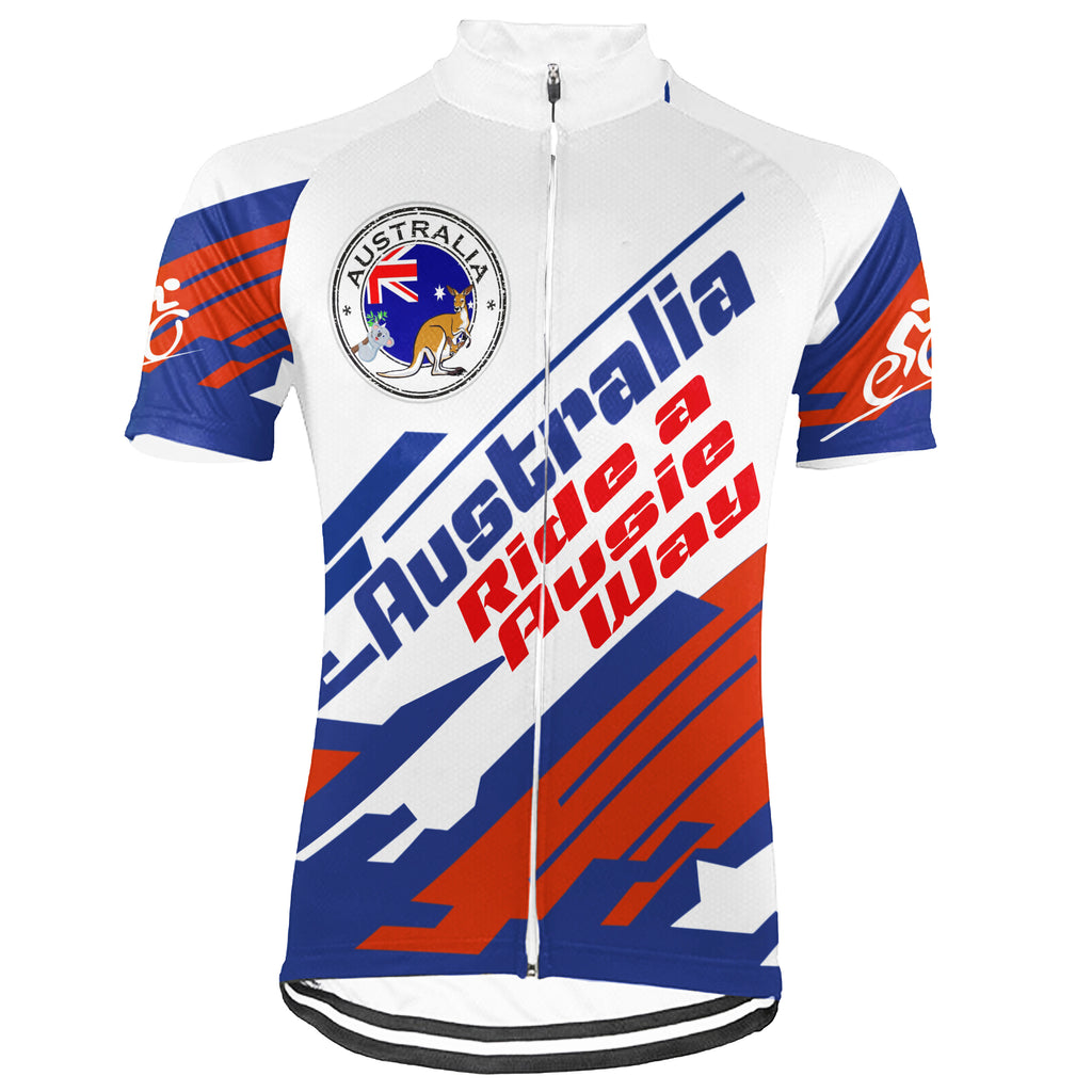 Colection 1 - Customized Australia Environmental Protection Save The Planet Short Sleeve Cycling Jersey For Men And Women