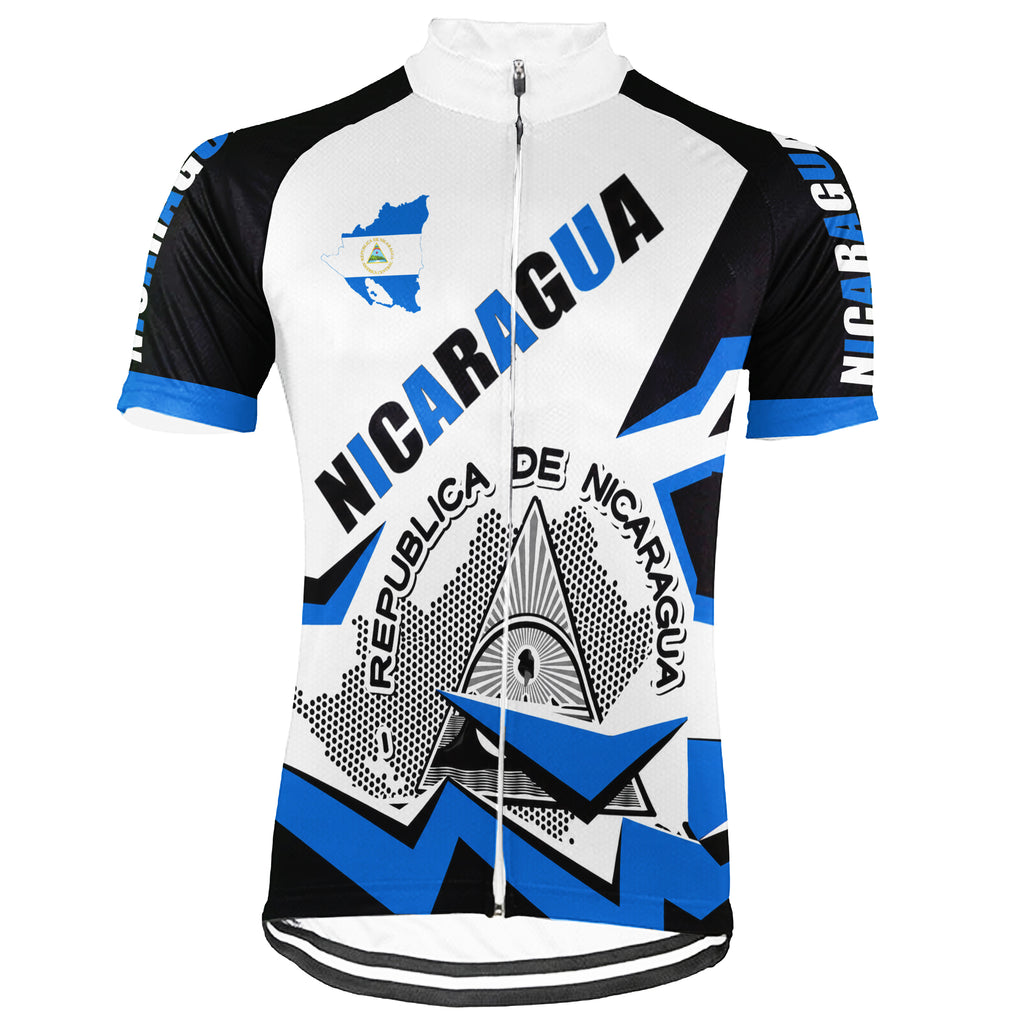 Customized Nicaragua Short Sleeve Cycling Jersey For Men and Women