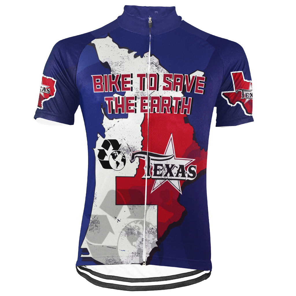 Colection 1 - Customized Texas Environmental Protection Save The Planet Short Sleeve Cycling Jersey For Men And Women
