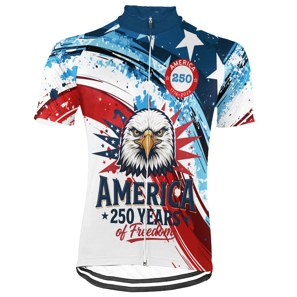 Customized America 250th Anniversary Short Sleeve Cycling Jersey For Men And Women
