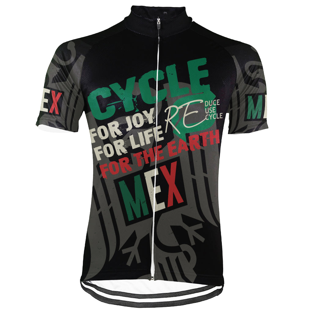 Colection 1 - Customized Mexico Environmental Protection Save The Planet Short Sleeve Cycling Jersey For Men And Women