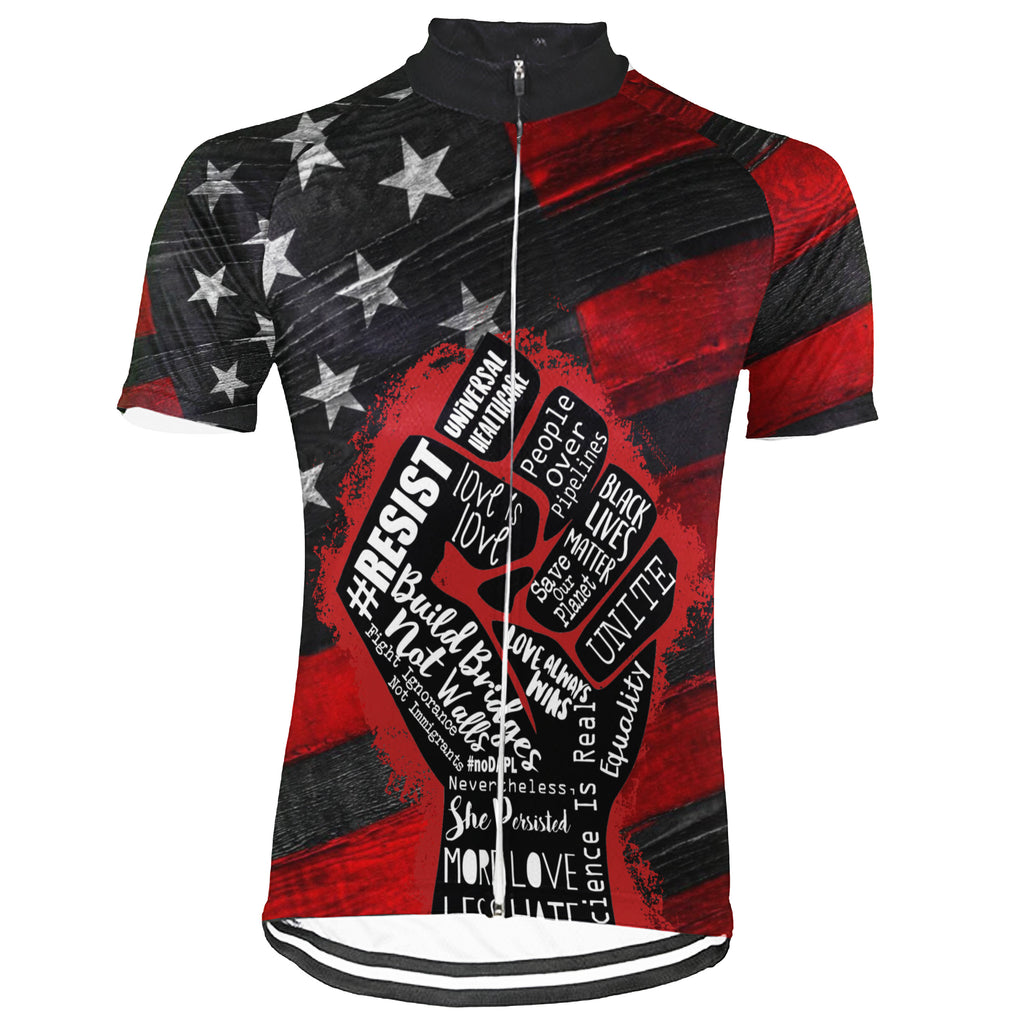 HANDS OFF! MY SOCIAL SECURITY Short Sleeve Cycling Jersey For Men And Women