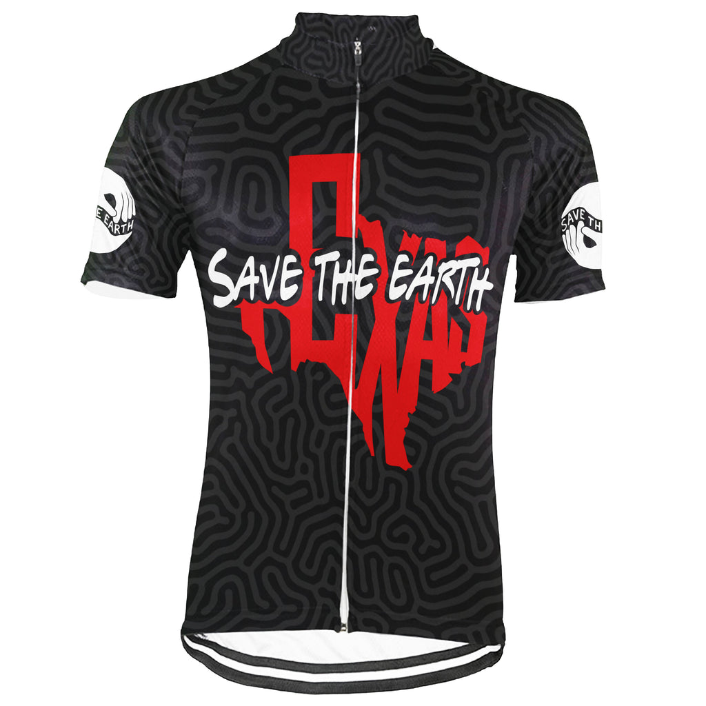Colection 3 - Customized Texas Environmental Protection Save The Planet Short Sleeve Cycling Jersey For Men And Women