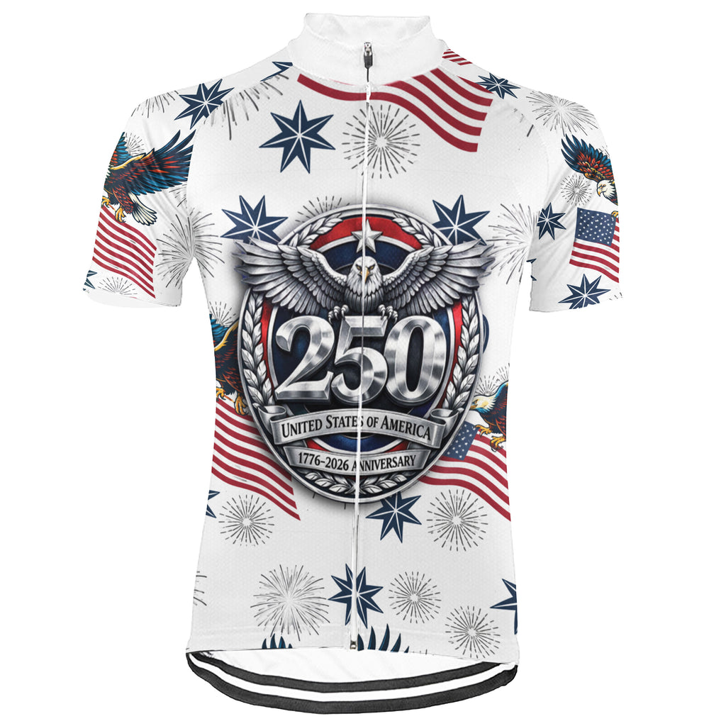 Customized America 250th Anniversary Collection 3 Short Sleeve Cycling Jersey For Men And Women