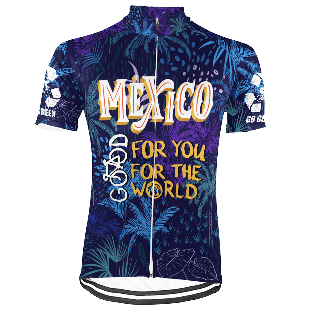 Colection 2 - Customized Mexico Environmental Protection Save The Planet Short Sleeve Cycling Jersey For Men And Women