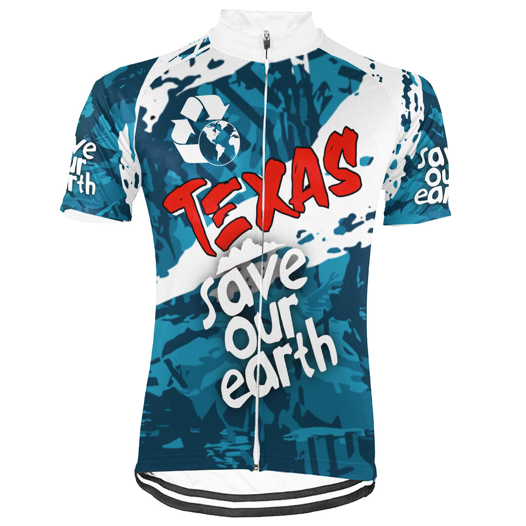 Colection 2 - Customized Texas Environmental Protection Save The Planet Short Sleeve Cycling Jersey For Men And Women