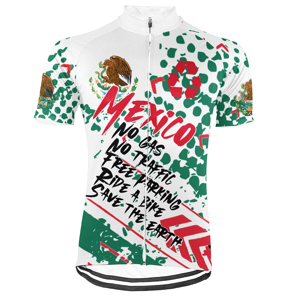 Colection 2 - Customized Mexico Environmental Protection Save The Planet Short Sleeve Cycling Jersey For Men And Women