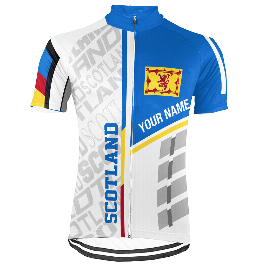 Customized Scotland Short Sleeve Cycling Jersey for Men