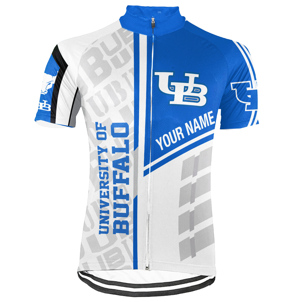 Customized University at Buffalo (UB) Short Sleeve Cycling Jersey For Men And Women