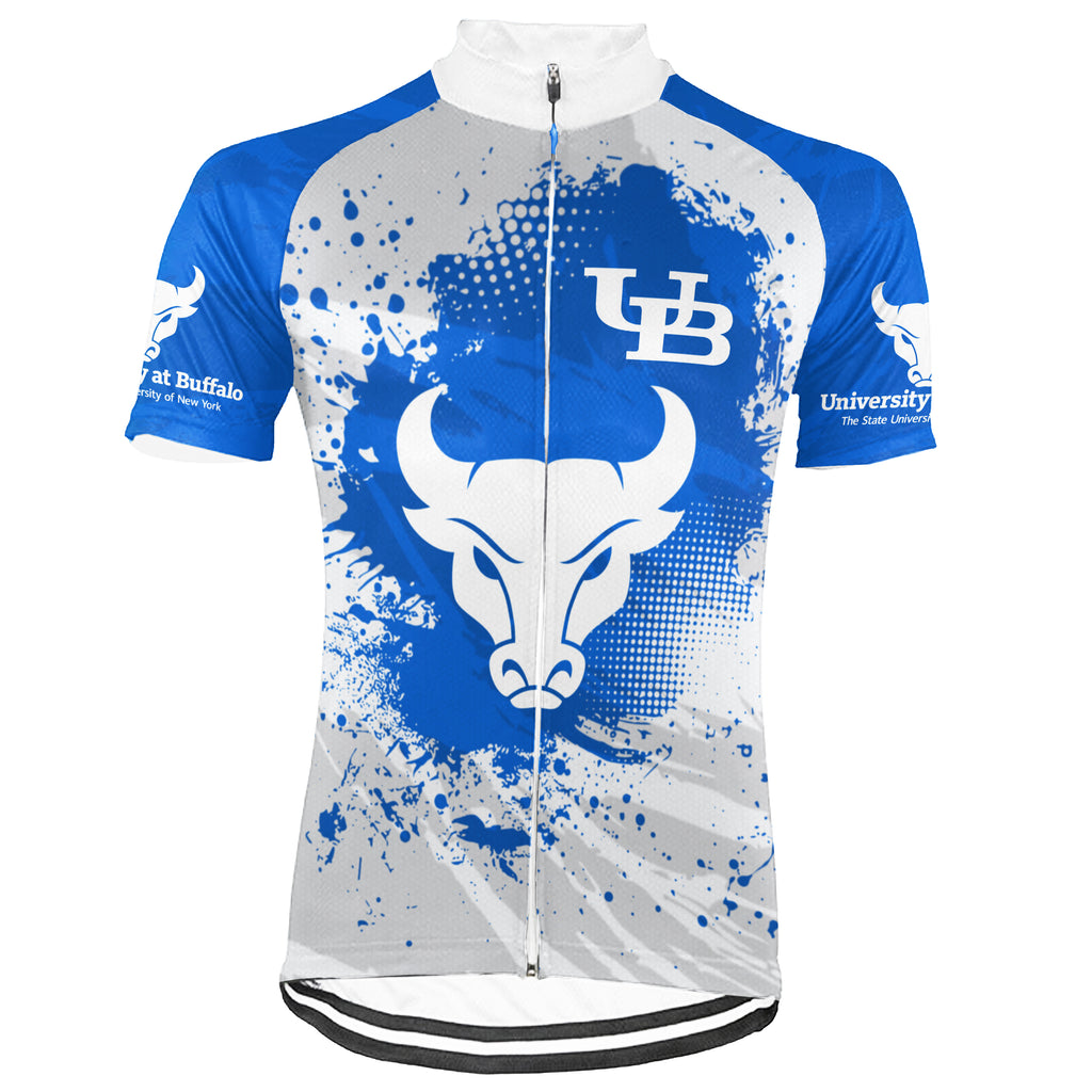Customized University at Buffalo (UB) Short Sleeve Cycling Jersey For Men And Women