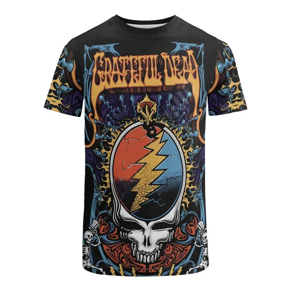 Grateful Dead 3D Print T-Shirt